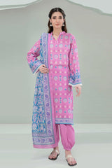 Zellbury Unstitched 3 Piece Lawn Vol-06 Suit-WUS-0385