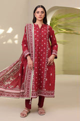 Zellbury Unstitched 3 Piece Lawn Vol-06 Suit-WUS-0386