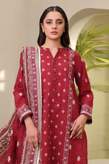Zellbury Unstitched 3 Piece Lawn Vol-06 Suit-WUS-0386