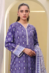 Zellbury Unstitched 3 Piece Lawn Vol-06 Suit-WUS-0391