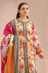 Zellbury Unstitched 3 Piece Lawn Vol-06 Suit-WUS-0520