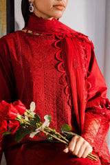 Zellbury Unstitched 3 Piece Chikankari Vol-02 Suit-WUS-0802
