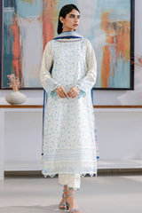 Zellbury Unstitched 3 Piece Chikankari Vol-02 Collection'2025-WUS-0805
