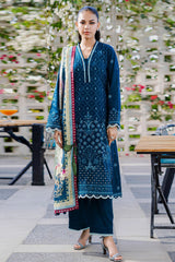 Zellbury Unstitched 3 Piece Chikankari Vol-02 Suit-WUS-0806