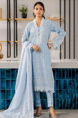 Zellbury Unstitched 3 Piece Chikankari Vol-02 Suit-WUS-0814