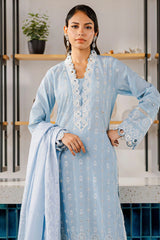 Zellbury Unstitched 3 Piece Chikankari Vol-02 Suit-WUS-0814