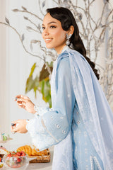 Zellbury Unstitched 3 Piece Chikankari Vol-02 Suit-WUS-0814