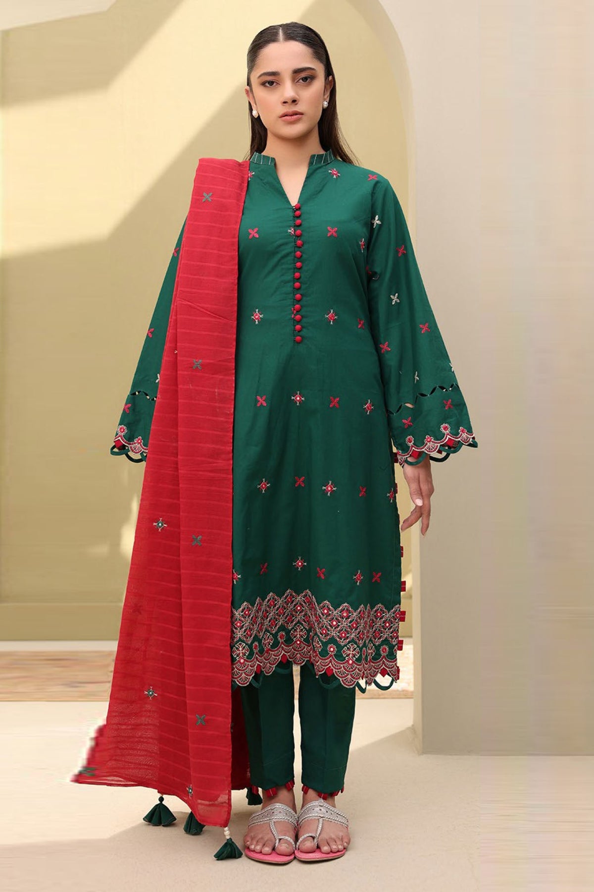 Zellbury Unstitched 3 Piece Lawn Vol-04 Collection'2025-WUS-0821