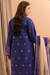 Zellbury Unstitched 3 Piece Lawn Suit-WUS-30070