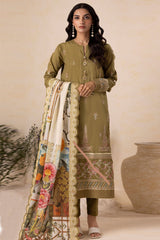 Zellbury Unstitched 3 Piece Lawn Suit-WUS-30604