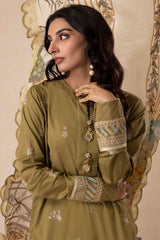 Zellbury Unstitched 3 Piece Lawn Suit-WUS-30604