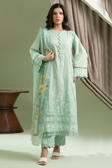 Zellbury Unstitched 3 Piece Lawn Suit-WUS-30605