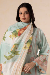 Zellbury Unstitched 3 Piece Lawn Suit-WUS-30612