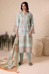 Zellbury Unstitched 3 Piece Lawn Suit-WUS-30612
