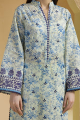 Zellbury Unstitched 3 Piece Lawn Suit-WUS-30677