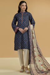 Zellbury Unstitched 2 Piece Lawn Suit-WUS-25703