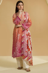 Zellbury Unstitched 2 Piece Lawn Suit-WUS-25707