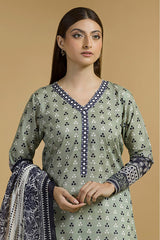 Zellbury Unstitched 2 Piece Lawn Suit-WUS-25708