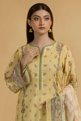 Zellbury Unstitched 2 Piece Lawn Suit-WUS-25709