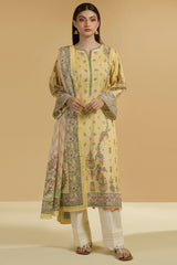 Zellbury Unstitched 2 Piece Lawn Suit-WUS-25709
