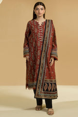 Zellbury Unstitched 2 Piece Lawn Suit-WUS-25715