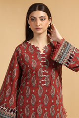 Zellbury Unstitched 2 Piece Lawn Suit-WUS-25715