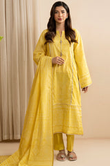 Zellbury Unstitched 3 Piece Lawn Suit-WUS-30584