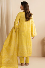 Zellbury Unstitched 3 Piece Lawn Suit-WUS-30584