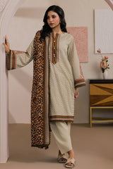 Zellbury Unstitched 2 Piece Lawn Vol-07 Suit-WUS26E20669