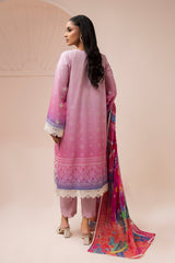 Zellbury Unstitched 3 Piece Lawn Vol-07 Suit-WUS26E30443