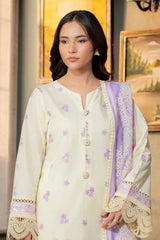 Zellbury Unstitched 3 Piece Lawn Vol-03 Suit-WUS26E30445