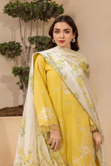 Zellbury Unstitched 3 Piece Lawn Vol-07 Suit-WUS26E30447