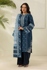 Zellbury Unstitched 3 Piece Lawn Vol-03 Suit-WUS26E30503