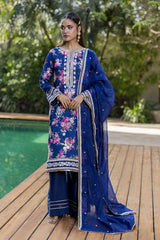 Zellbury Unstitched 3 Piece Lawn Vol-07 Suit-WUS26E30519