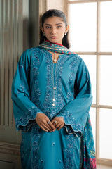 Zellbury Unstitched 3 Piece Lawn Vol-07 Suit-WUS26E30588