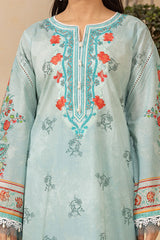 Zellbury Unstitched 3 Piece Lawn Suit-WUS-30641