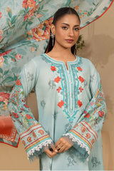 Zellbury Unstitched 3 Piece Lawn Suit-WUS-30641