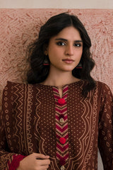 Zellbury Unstitched 3 Piece Lawn Vol-07 Suit-WUS26E30707