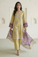 Zellbury Unstitched 3 Piece Lawn Vol-07 Suit-WUS26E30709