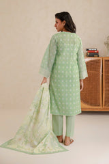 Zellbury Unstitched 3 Piece Lawn Vol-07 Suit-WUS26E30780