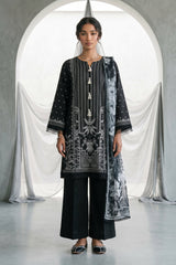Zellbury Unstitched 3 Piece Lawn Vol-07 Suit-WUS26E31167
