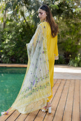 Zellbury Unstitched 3 Piece Lawn Vol-07 Suit-WUS26E34088
