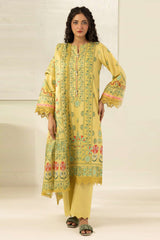 Zellbury Unstitched 3 Piece Digital Printed Lawn Suit-WUS26X30413