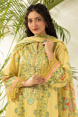 Zellbury Unstitched 3 Piece Digital Printed Lawn Suit-WUS26X30413