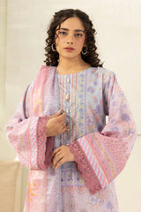 Zellbury Unstitched 3 Piece Digital Printed Lawn Suit-WUS26X30415