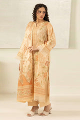 Zellbury Unstitched 3 Piece Digital Printed Lawn Suit-WUS26X30418