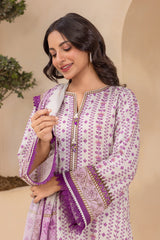 Zellbury Unstitched 3 Piece Lawn Edit 4 Suit-WUS26X30423
