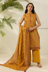 Zellbury Unstitched 3 Piece Lawn Edit 5 Suit-WUS26X30424