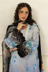 Zellbury Unstitched 3 Piece Digital Printed Lawn Suit-WUS26X30426