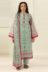 Zellbury Unstitched 3 Piece Digital Printed Lawn Suit-WUS26X30477
